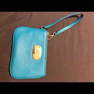 Michael Kors Teal Wristlet